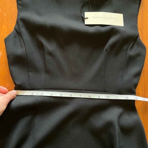 NWT French Connection Classic Black Dress - Picture 5 of 7